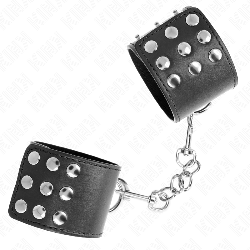 Kink – Handgelenkfesseln mit Druckverschluss Schwarz Verstellbar 19...