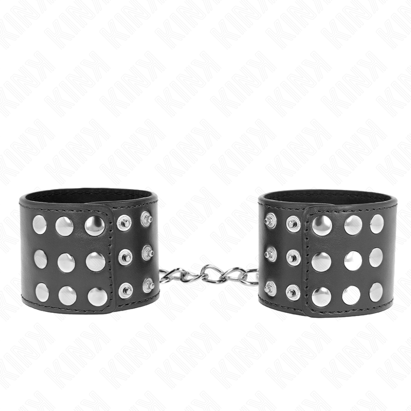 Kink – Handgelenkfesseln mit Druckverschluss Schwarz Verstellbar 19...