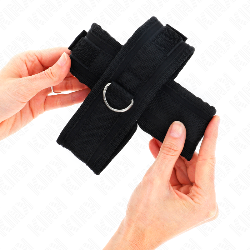 Kink – Kreuzmanschetten Schwarz 34 x 5,5 Cm