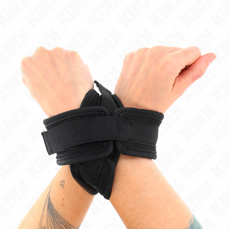 Kink – Kreuzmanschetten Schwarz 34 x 5,5 Cm
