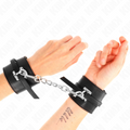 Kink – Deluxe Handgelenkfesseln mit Verriegelung, Schwarz, Verstell...