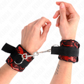Kink – Scandal Handgelenksfesseln Rot-Schwarz