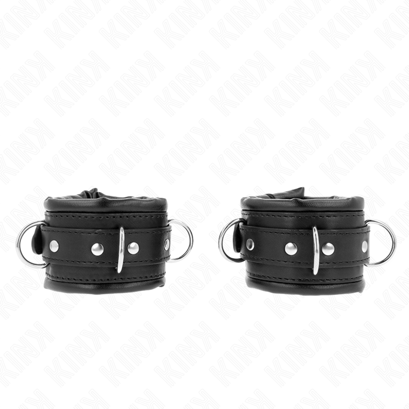 Kink – Schwere Handgelenksfesseln mit Schwarzem Pelzfutter, Verstel...