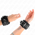 Kink – Schwere Handgelenksfesseln mit Schwarzem Pelzfutter, Verstel...