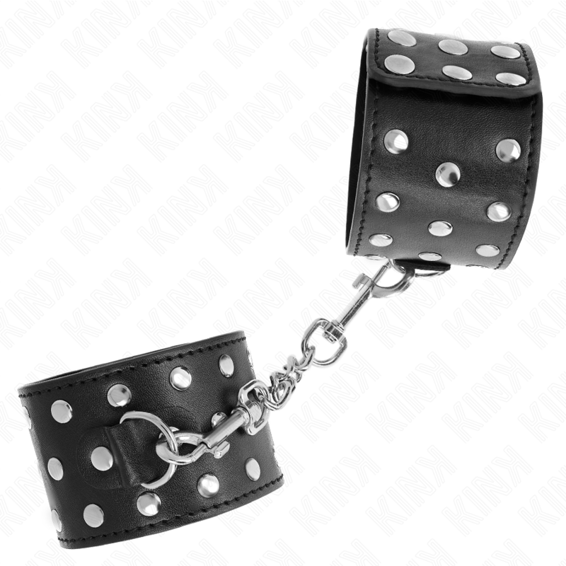 Kink – Punk Handgelenkfesseln Verstellbar 19-24 Cm x 5,5 Cm