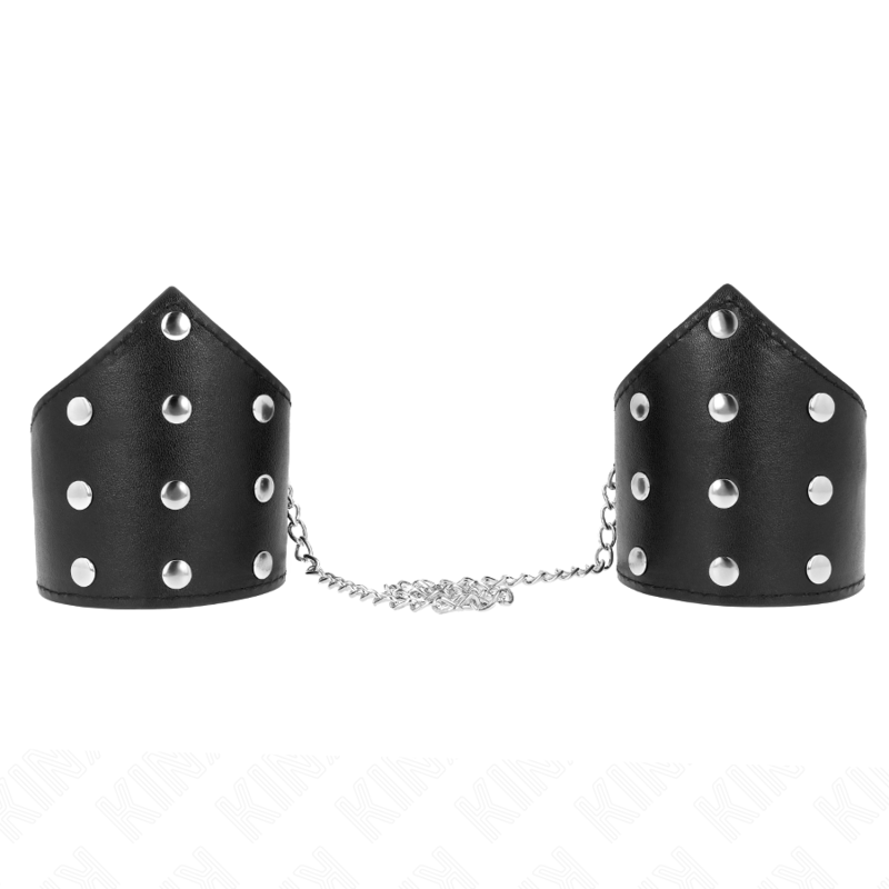 Kink – Schwarze Armbänder im Point-Stil mit Kette, Verstellbar 17-2...
