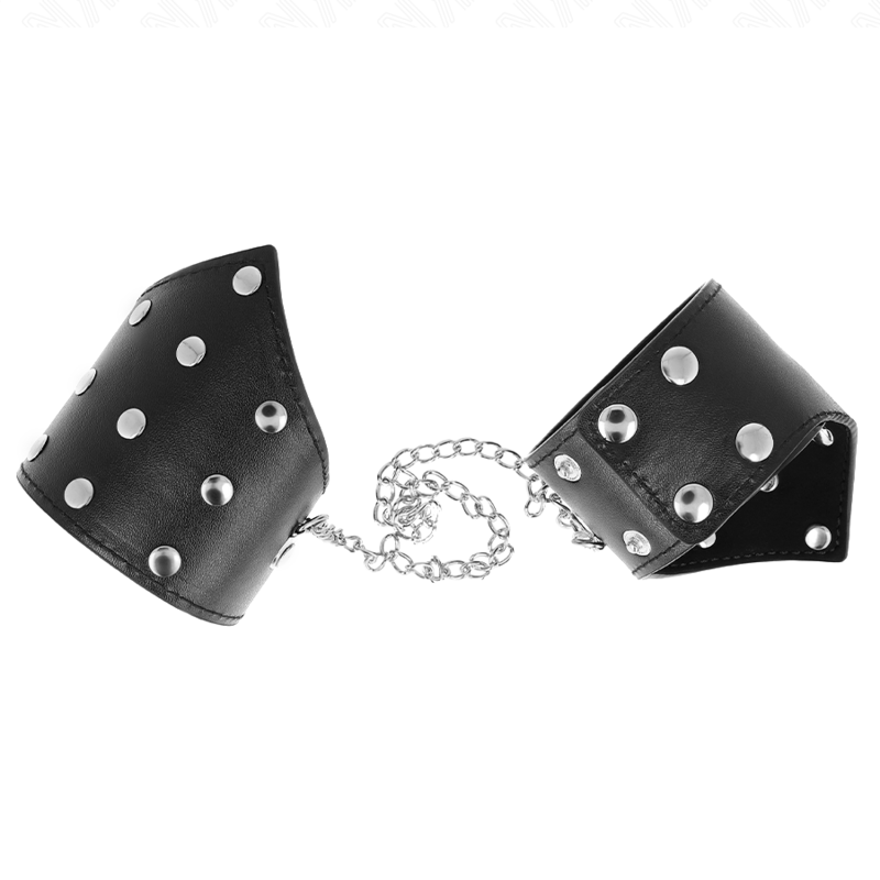 Kink – Schwarze Armbänder im Point-Stil mit Kette, Verstellbar 17-2...