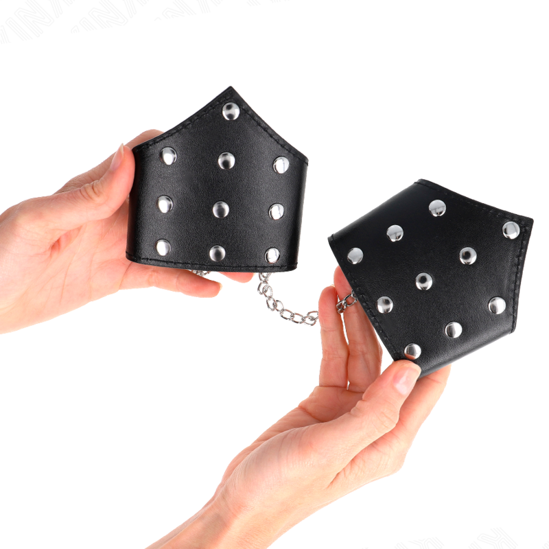Kink – Schwarze Armbänder im Point-Stil mit Kette, Verstellbar 17-2...