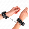 Kink Scharnierähnliche Dünne Handgelenkfesseln Schwarz