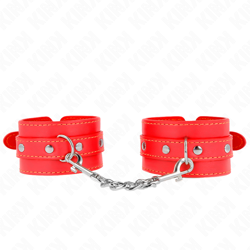Kink – Dünne Handgelenksfesseln Rot Verstellbar 21-33 Cm