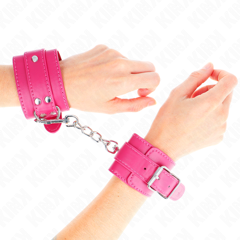 Kink – Handgelenkfesseln Raspberry Rose mit Raspberry Rose Futter V...
