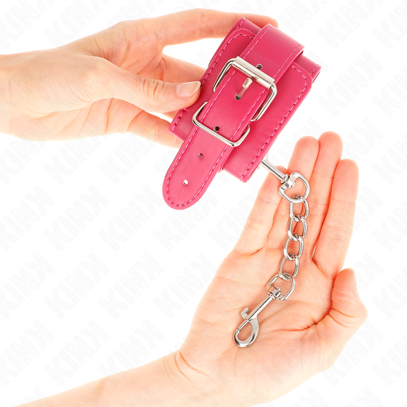 Kink – Handgelenkfesseln Raspberry Rose mit Raspberry Rose Futter V...