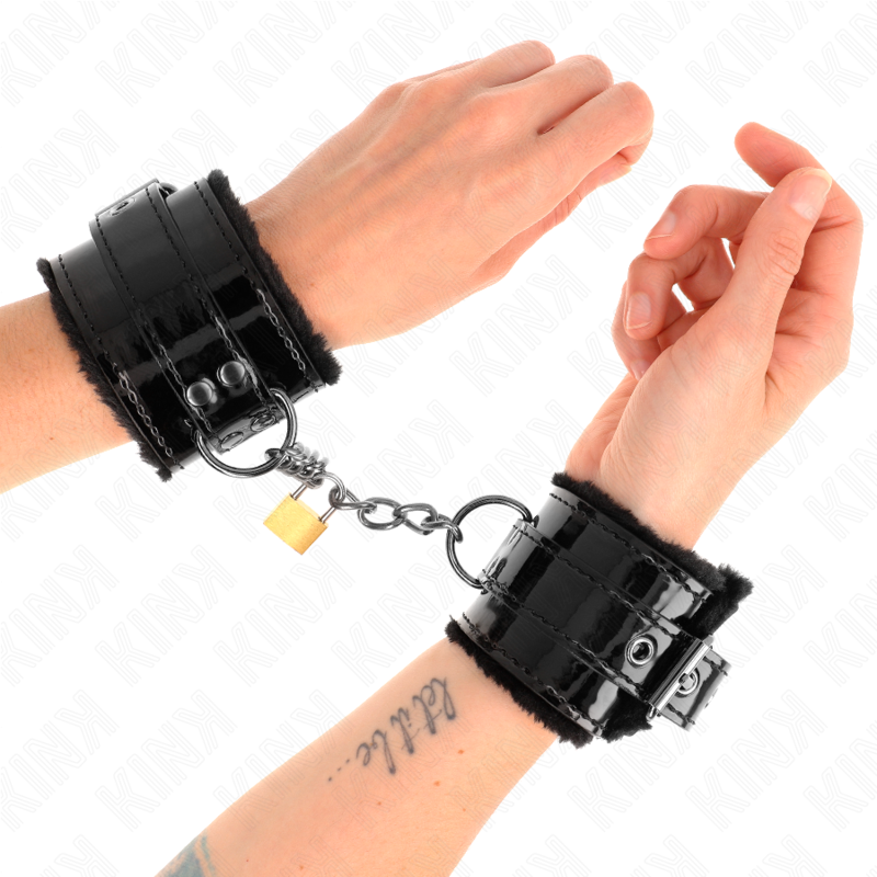 Kink – Leichte Handgelenksfesseln mit Kupferschloss, Verstellbar 17...