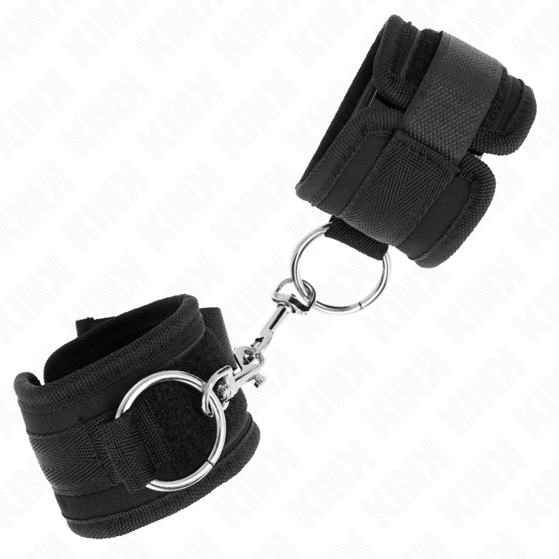 Kink – Handgelenkfesseln Schwarz Verstellbar 18-35 Cm x 6 Cm