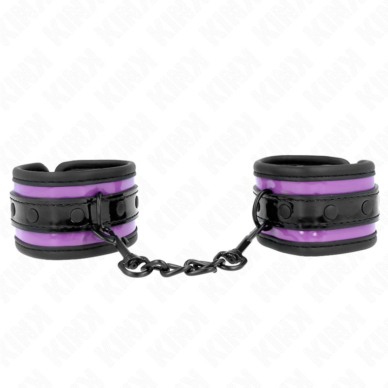 Kink – Neopren Handgelenkfesseln Helllila Verstellbar 21-28 Cm x 5 Cm