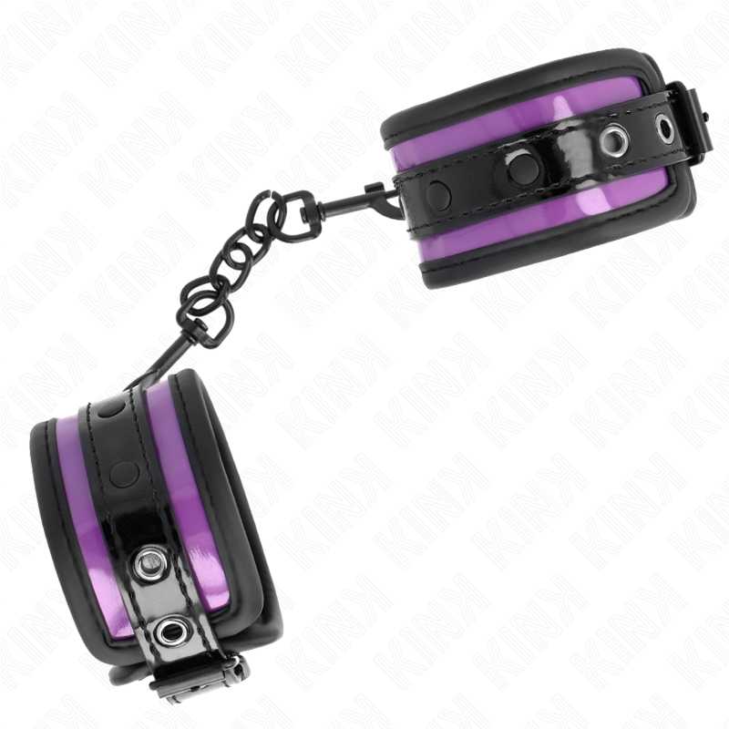 Kink – Neopren Handgelenkfesseln Helllila Verstellbar 21-28 Cm x 5 Cm