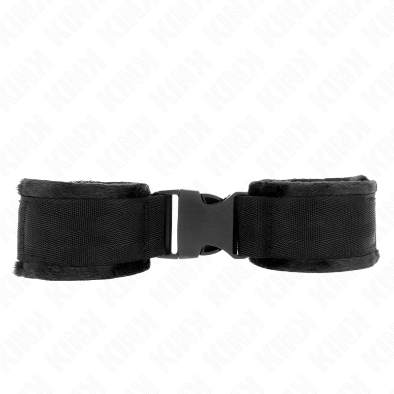 Kink – Nylon Bind-Handfesseln mit Klettverschluss Rot-Schwarz Model...