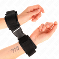 Kink – Nylon Bind-Handfesseln mit Klettverschluss Rot-Schwarz Model...