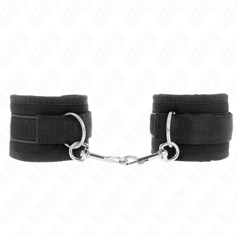 Kink – Nylon Bind-Handhandfesseln mit Klettverschluss, Schwarz, Mod...