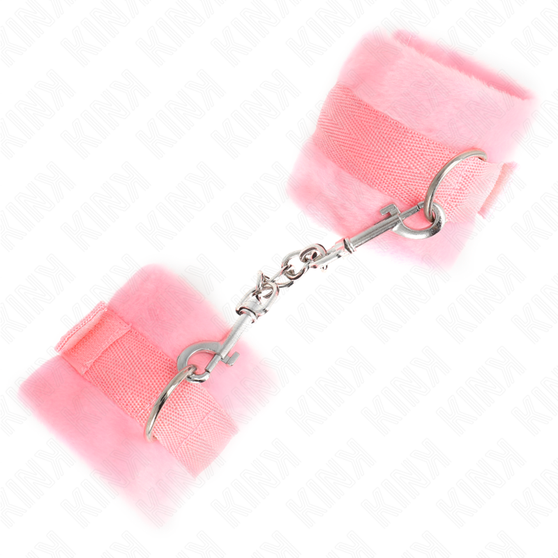 Kink – Beginner Pelzhandmanschetten Rosa 30 x 7 Cm