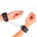 Kink – Kleine Handgelenksfesseln Schwarz mit Rotem Futter Verstellb...