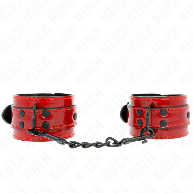 Kink – Dunkelrote Handgelenkmanschetten 23 x 5 Cm