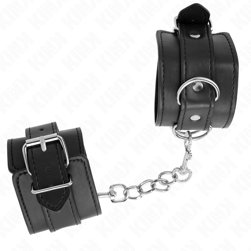 Kink – Einfache Handgelenksfesseln Schwarz Verstellbar 20-23 Cm x 5...