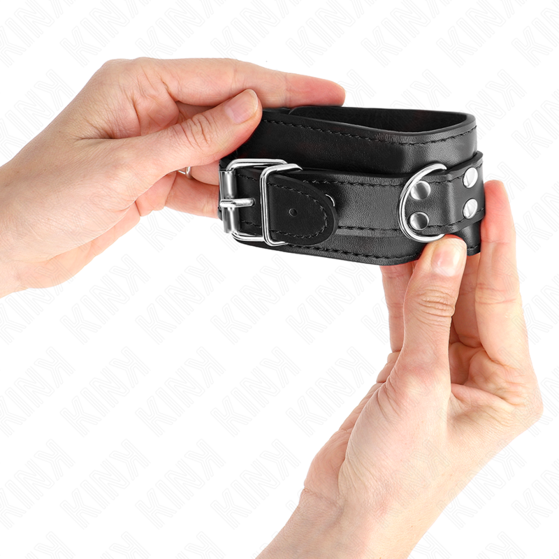 Kink – Einfache Handgelenksfesseln Schwarz Verstellbar 20-23 Cm x 5...