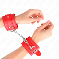 Kink – Einfache Handgelenksfesseln Rot Verstellbar 20-23 Cm x 5,5 Cm