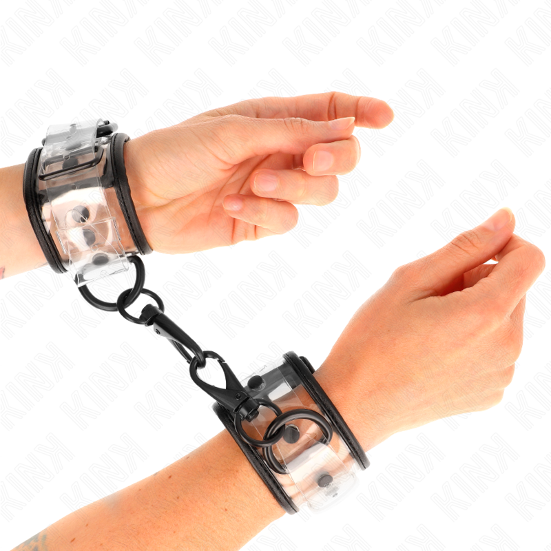 Kink – Transparent Handgelenkmanschetten Verstellbar 18-30 Cm x 5,5 Cm