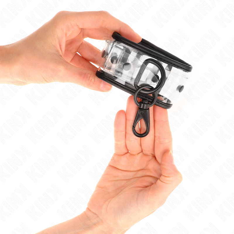 Kink – Transparent Handgelenkmanschetten Verstellbar 18-30 Cm x 5,5 Cm