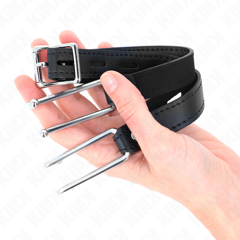 Kink – Metallhakenknebel 11,5 Cm mit Kunstlederband Verstellbar 39-...