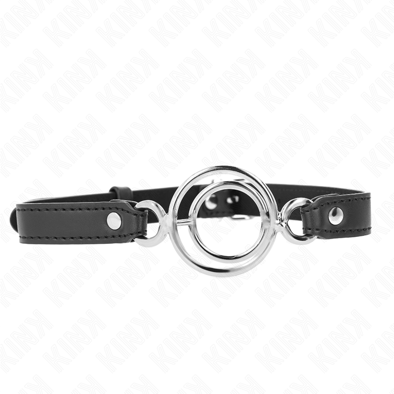 Kink – Knebel mit Mehreren O-Ringen 5 Cm Schwarz 63 x 2,5 Cm