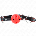 Kink – Hohlharter Roter Ballknebel Modell 2 65 x 2,5 Cm