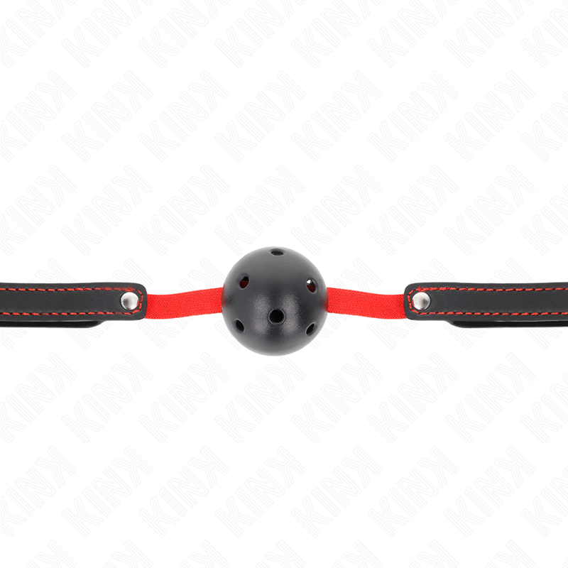Kink Hohlharter Mund 4,5 CM Knebel mit Elastischem Gürtel 56 X 1,5 CM