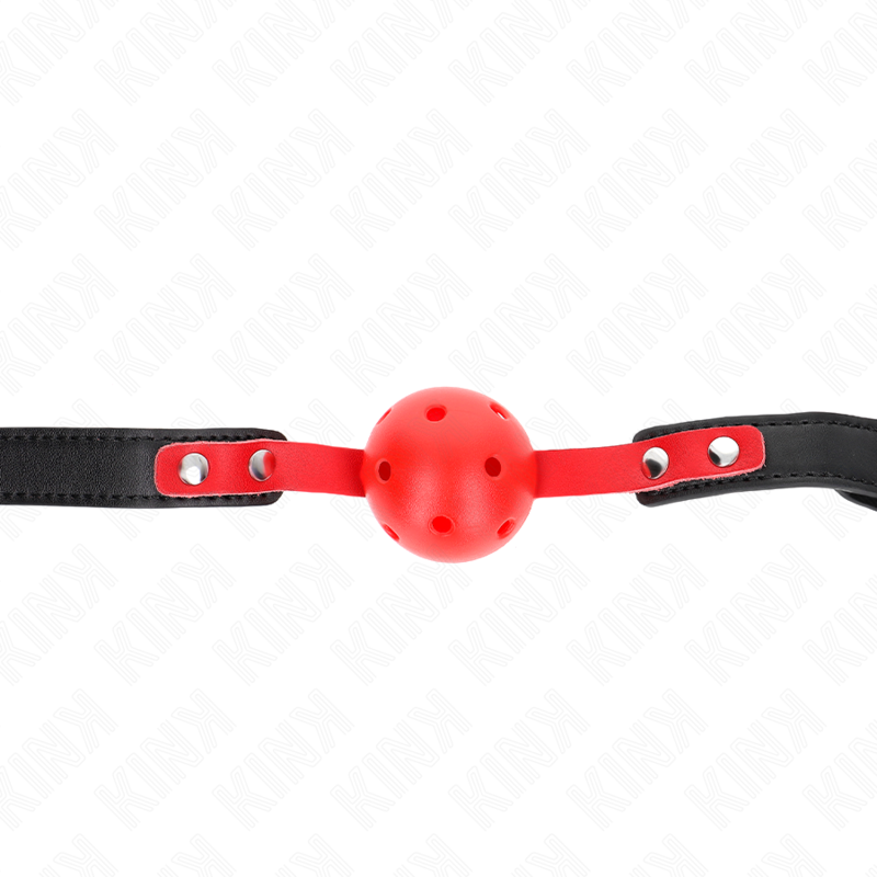 Kink – Roter Hohlkugel, 4 Cm, Knebel, Schwarzer Gurt 60 x 2 Cm, Ver...