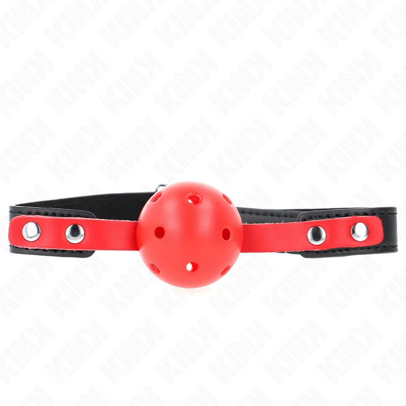 Kink – Roter Hohlkugel, 4 Cm, Knebel, Schwarzer Gurt 60 x 2 Cm, Ver...
