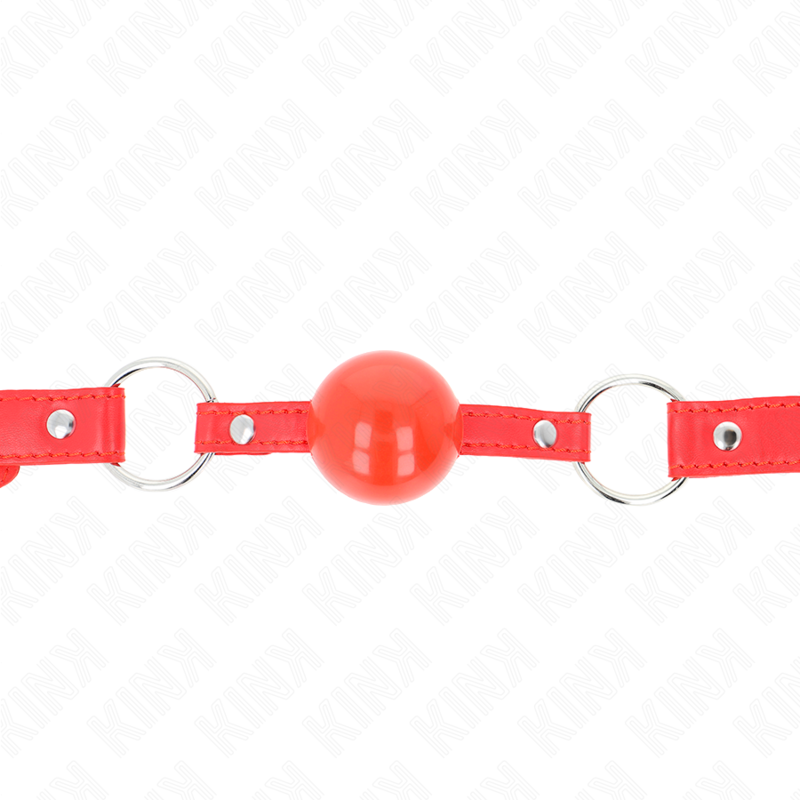 Kink – Tpe-Ball 4 Cm Knebel mit Rojo-Schloss 60 x 2 Cm