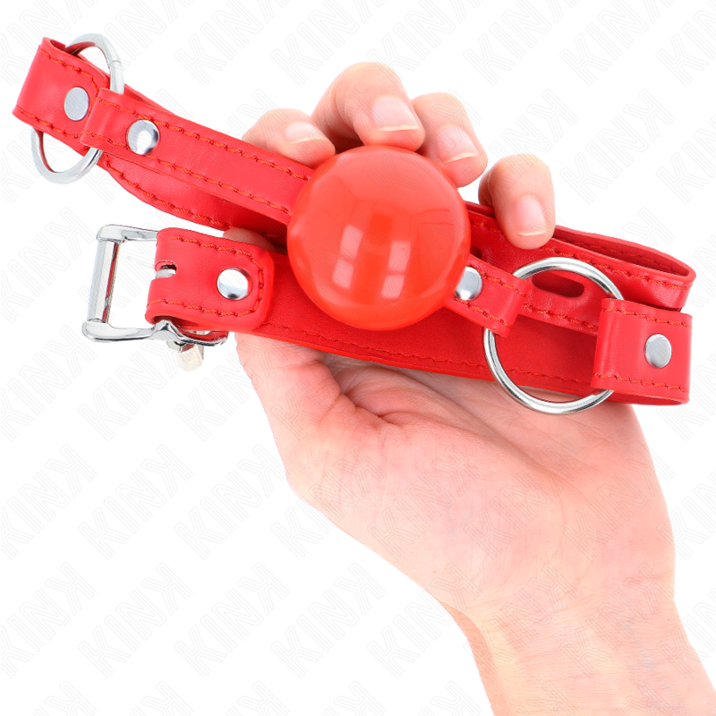 Kink – Tpe-Ball 4 Cm Knebel mit Rojo-Schloss 60 x 2 Cm