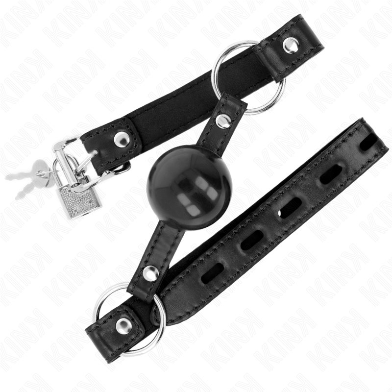Kink – Schwarzer Tpe-Ball 4 Cm Knebel 60 x 2 Cm