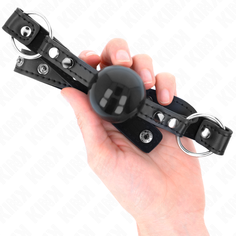 Kink – Ball 4 Cm Knebel mit Spitzenniet und Schnappverschluss 65 x...