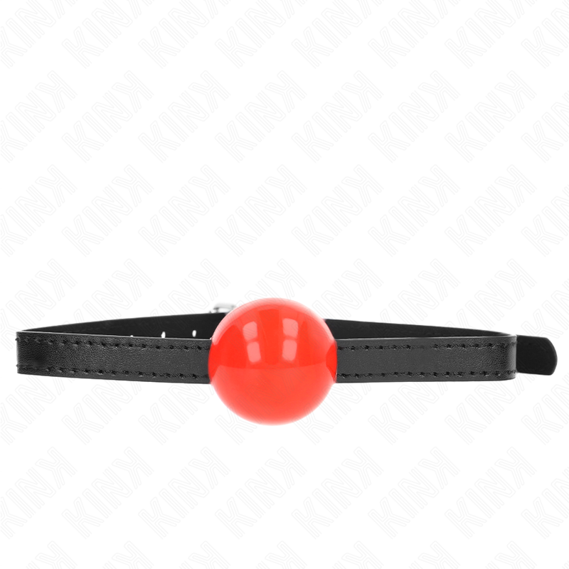 Kink – Roter Einzelner Fester Ball 4 Cm Gag 65 x 1,5 Cm