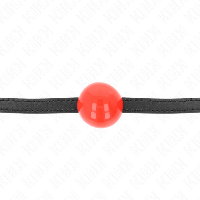 Kink – Roter Einzelner Fester Ball 4 Cm Gag 65 x 1,5 Cm