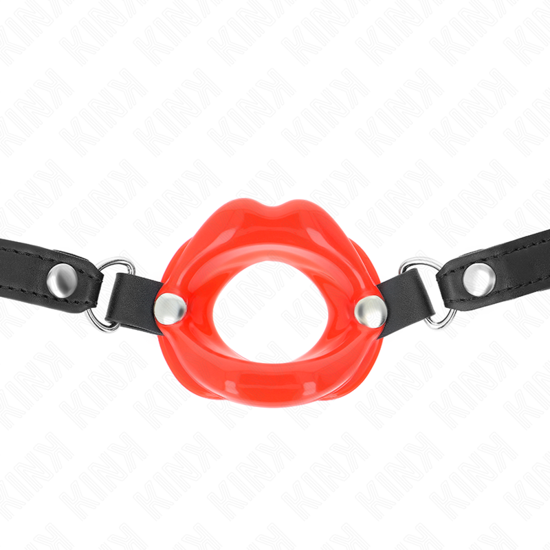 Kink – Lip 8 Cm Knebel mit Rotem Kunstlederband 63 x 2 Cm Verstellb...