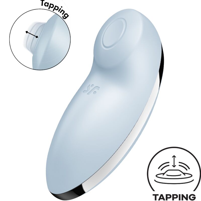 Satisfyer Tap & Climax 2 Vibrator & Stimulator Blau