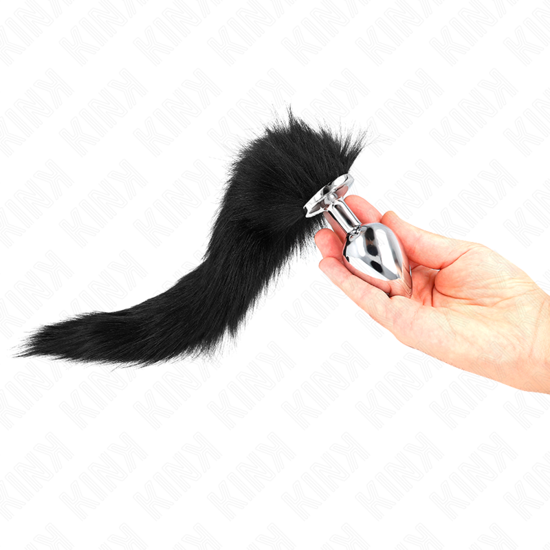 Kink – Anal Plug Grösse L 10 x 4 Cm mit Kunststoffschwanz 40 Cm Sch...