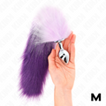 Kink – Anal Plug Grösse M 8 x 3,5 Cm mit Kunststoffschwanz 40 Cm Lila