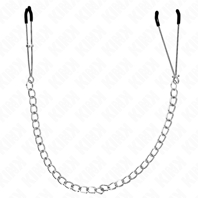 Kink – Dünne Nippelklemmen mit Dicker Kette 30 Cm