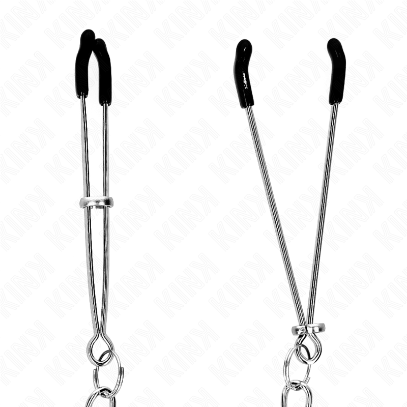 Kink – Dünne Nippelklemmen mit Dicker Kette 30 Cm
