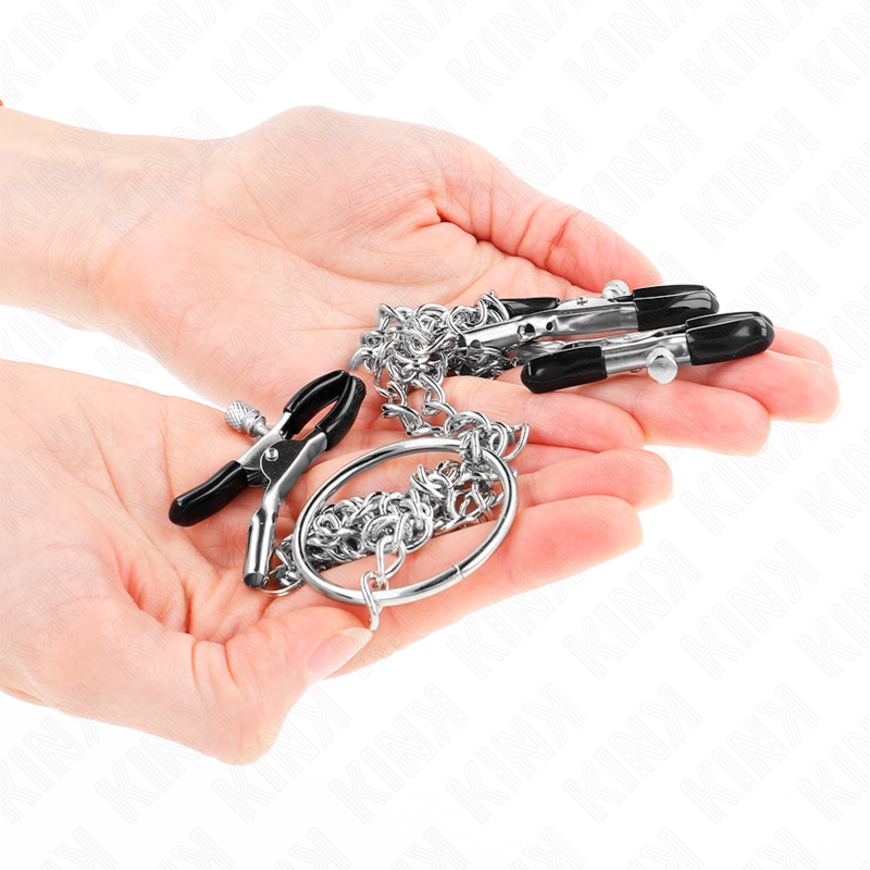 Kink – Dreifach Nippel- und Klitzisklemmen mit Kette Modell 0